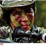 PLA Army female snipers