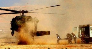 PLA Army drill in mountain area